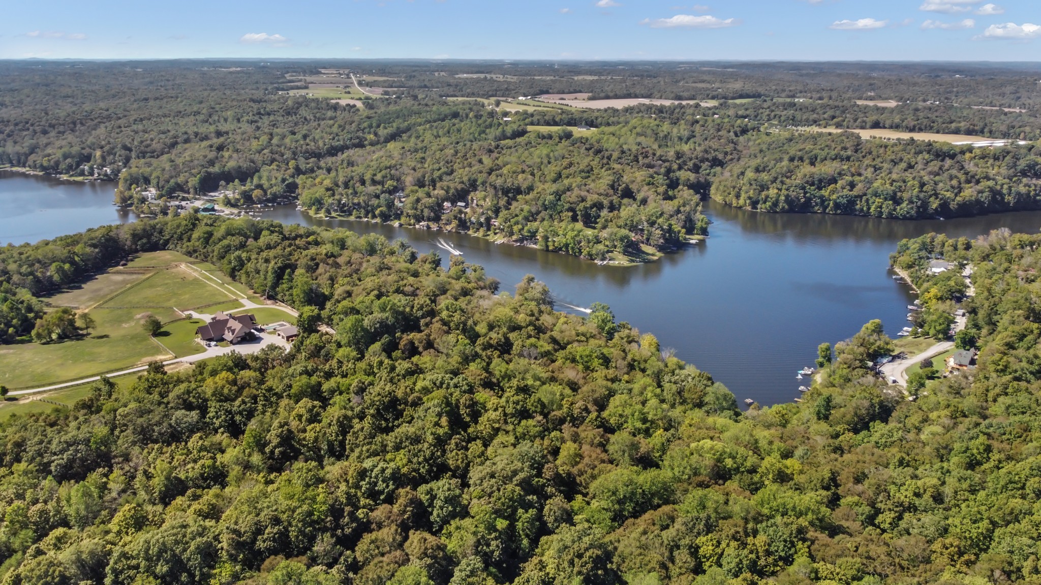 294 Cherokee Boat Dock Road Lewisburg, KY 42256 - Photo 19 of 21 an aerial view of a house with a lake view