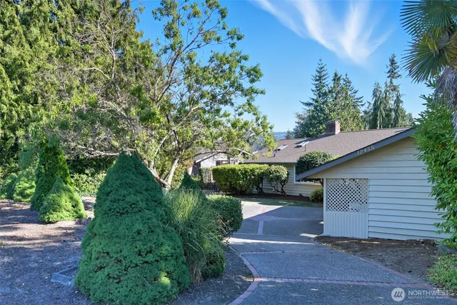 a view of a back yard