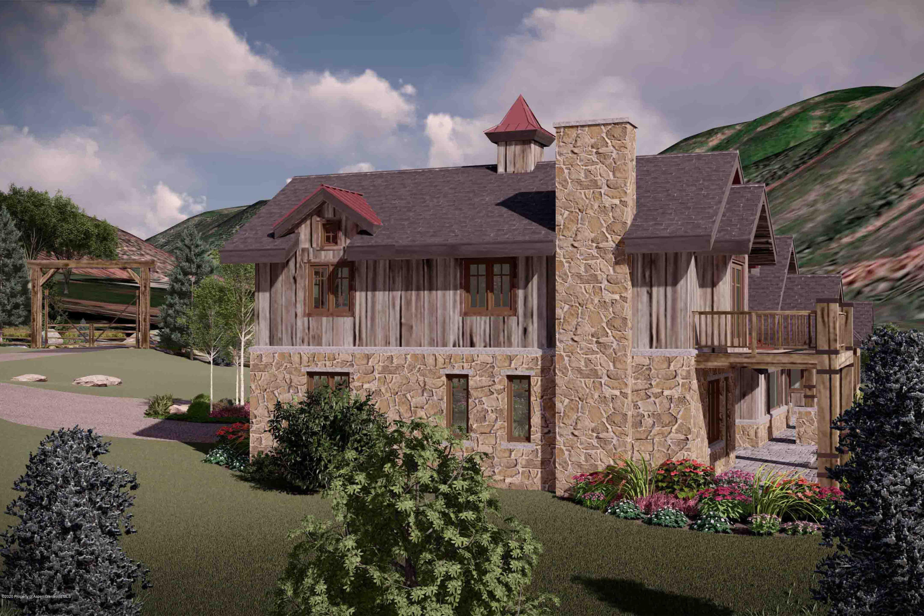 182 Hoaglund Ranch Road Basalt, CO 81621 - Photo 28 of 31 a front view of a house with a garden