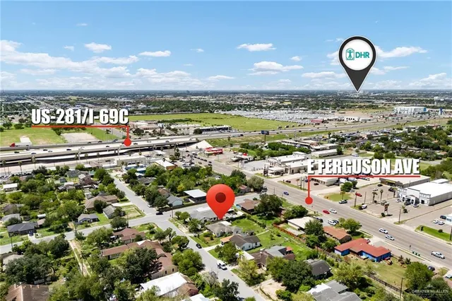 a view of a bunch of flowers