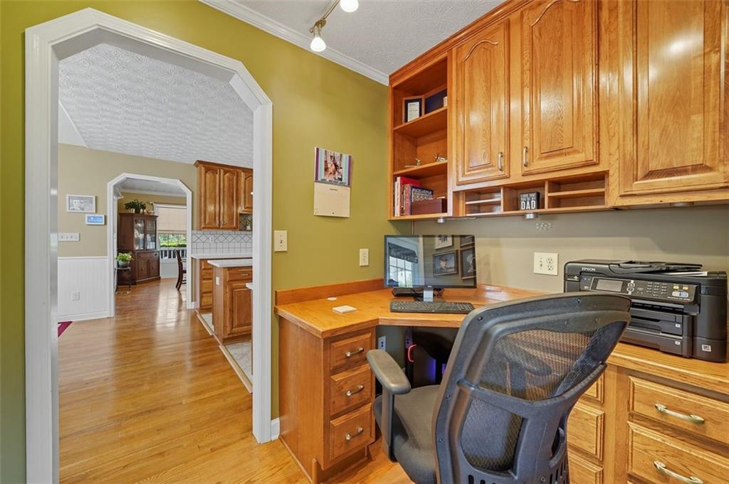 480 Pool Road Hiram, GA 30141 - Photo 29 of 45 a kitchen view with stainless steel appliances granite countertop a sink and cabinets
