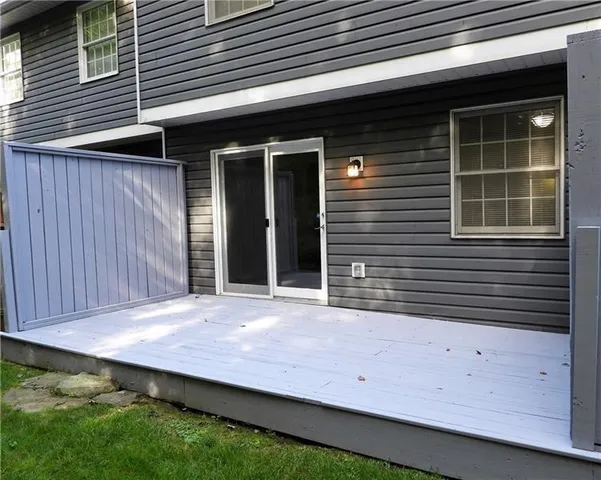 a backyard of a house