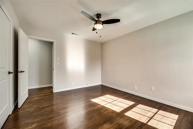 wooden floor in an empty room