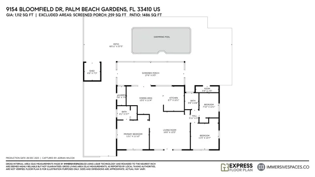 $5,500 | 9154 Bloomfield Drive, Palm Beach Gardens, FL 33410