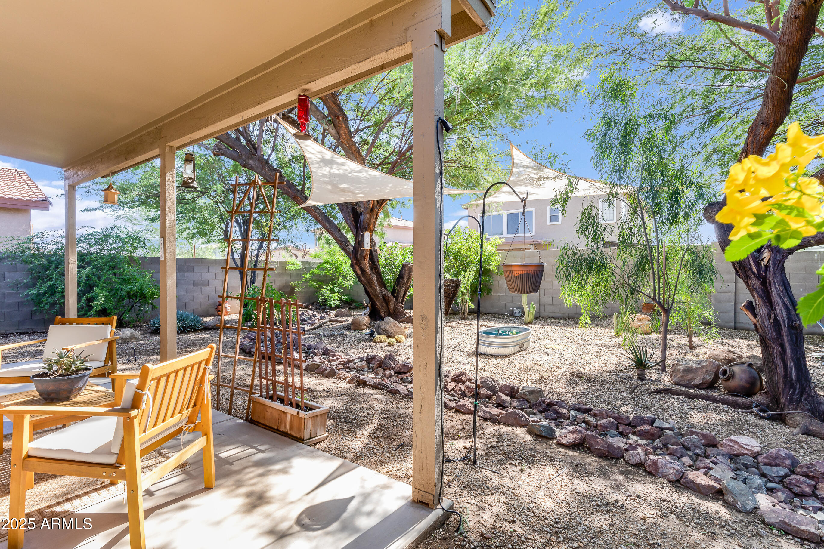5129 West Grenadine Road Laveen, AZ 85339 - Photo 16 of 22 Rear Covered Patio