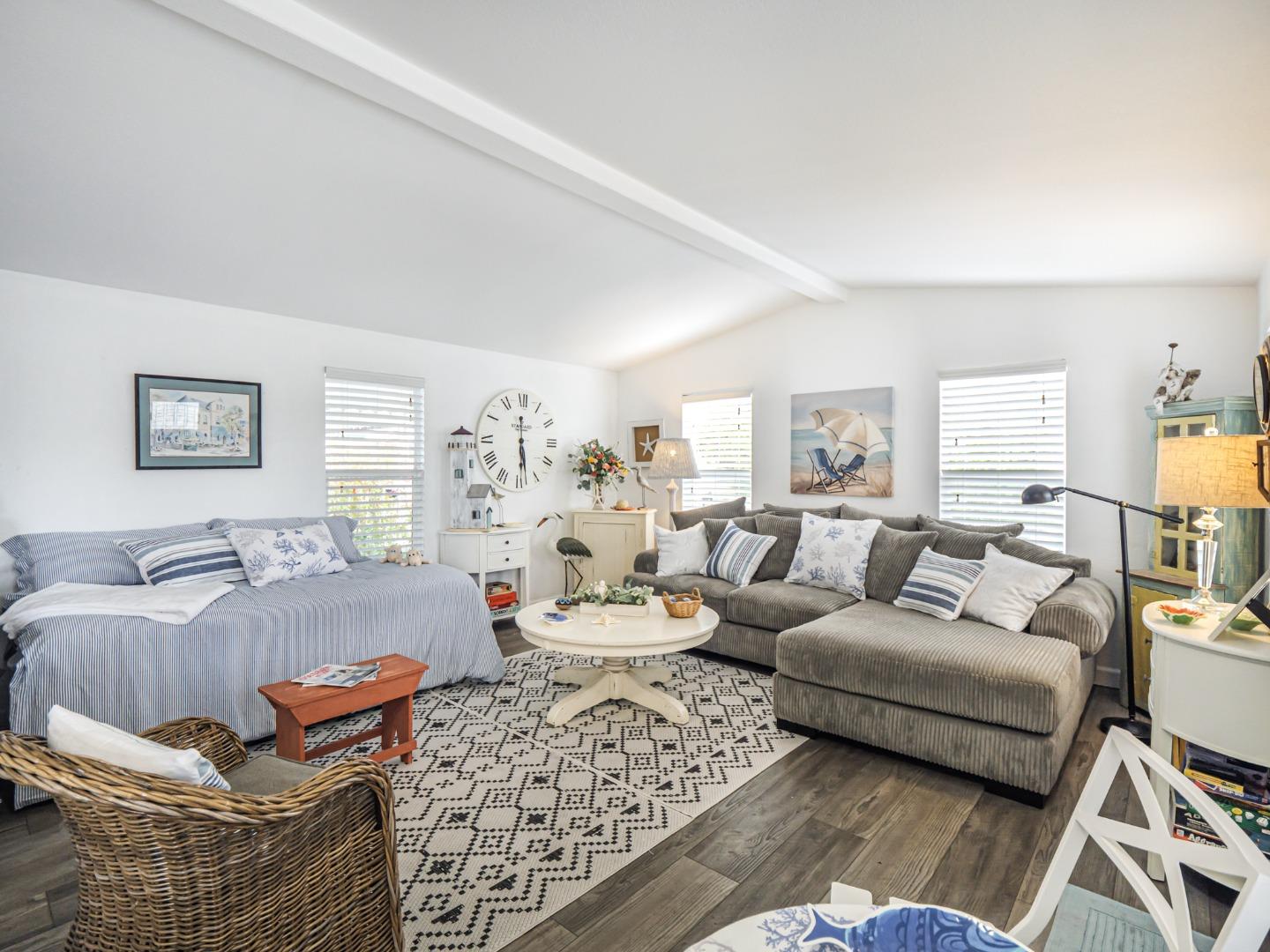 100 North Rodeo Gulch Road, Unit 65 Soquel, CA 95073 - Photo 8 of 24 a living room with furniture and wooden floor