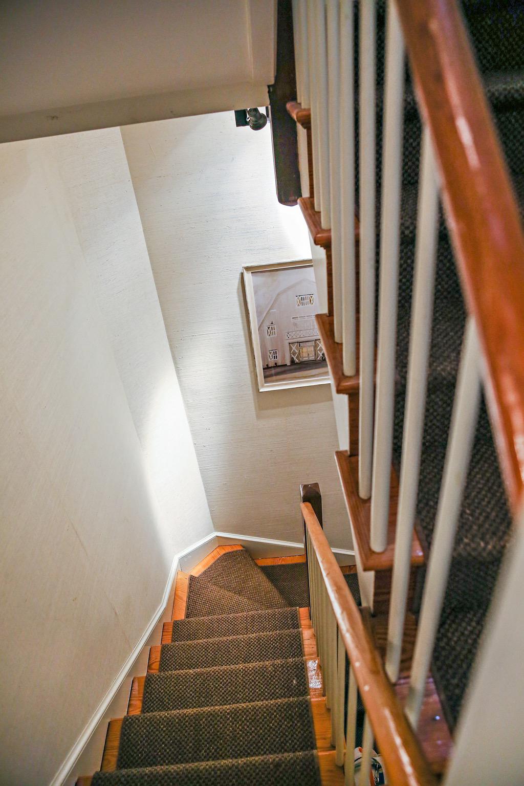 900 Army Road Baltimore, MD 21204 - Photo 38 of 99 Back stairway between Upper Level + Main floor.
