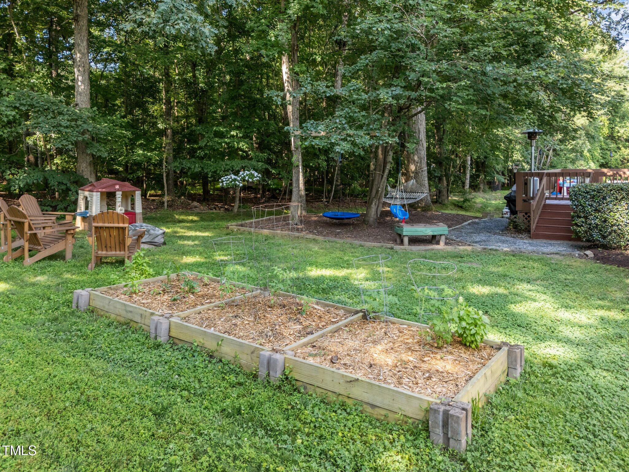 11901 North North Exeter Way Way Raleigh, NC 27613 - Photo 29 of 39 a view of a park with plants and large trees