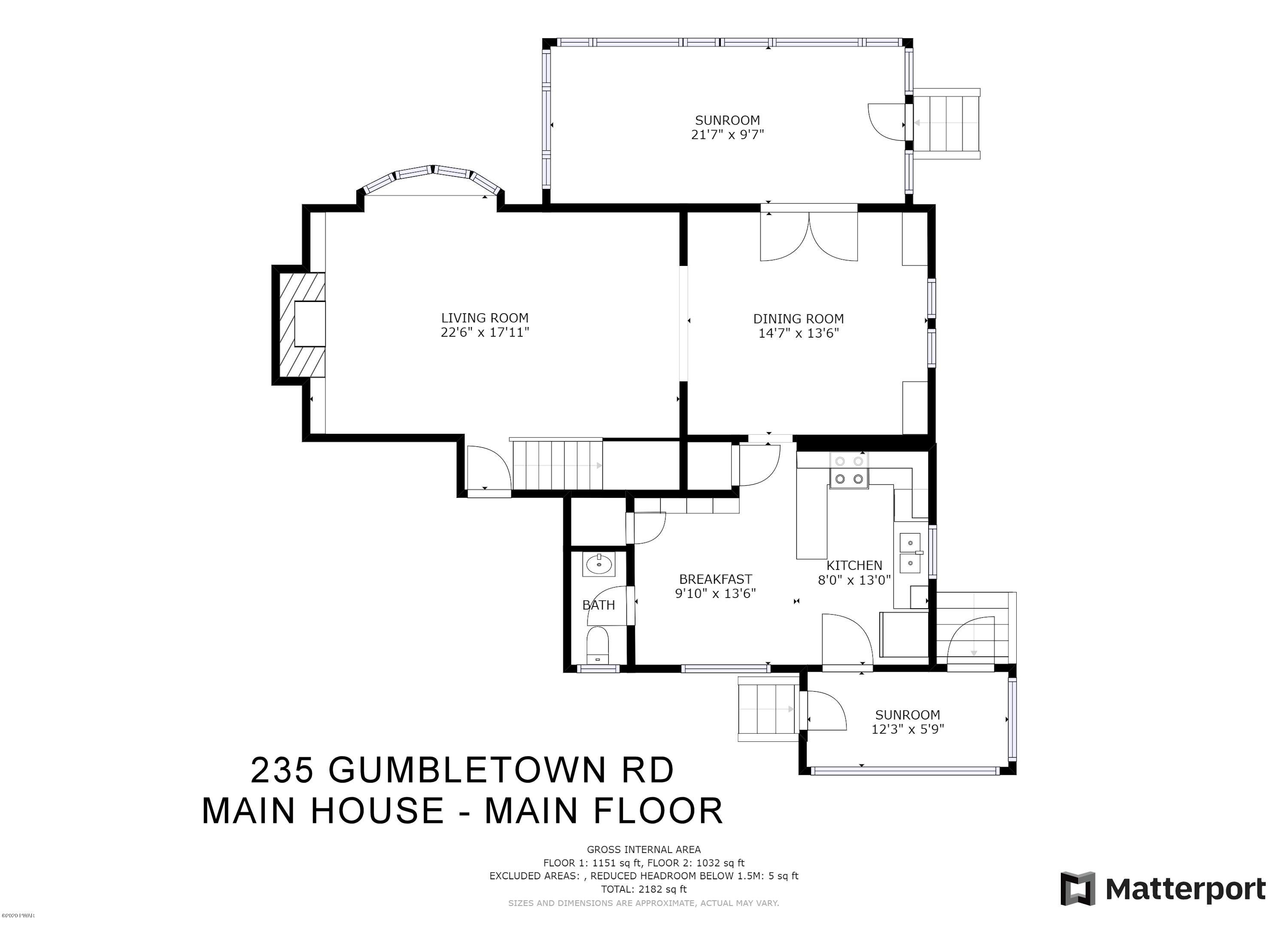 235 Gumbletown Road Tafton, PA 18464 - Photo 50 of 54 Main House Main Floor UBR 3000 x 2200
