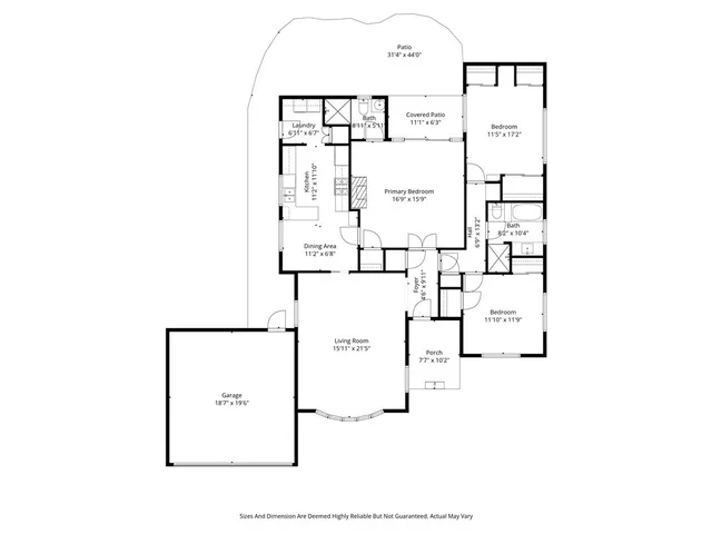 a picture of a floor plan