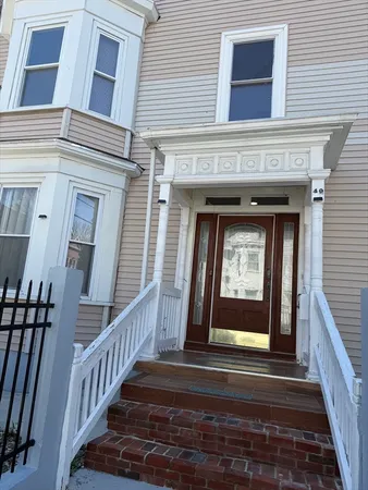 a view of a entryway of a house