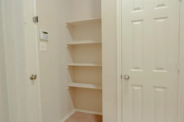 a view of a walk in closet