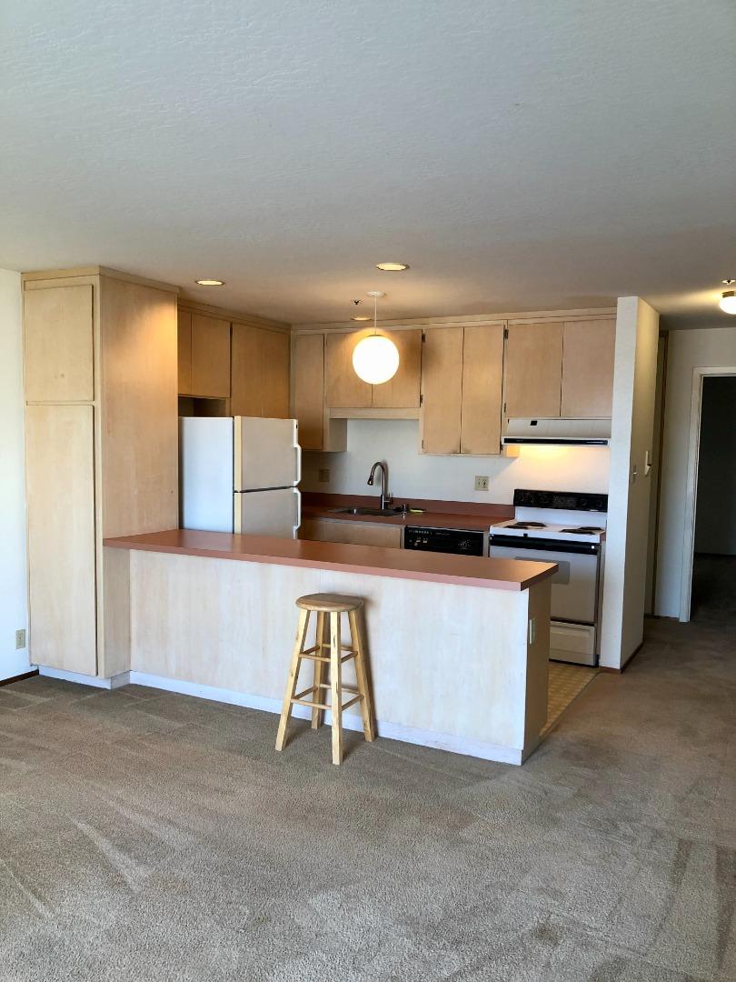 210-4 Broadway Millbrae, CA 94030 - Photo 3 of 15 a kitchen with stainless steel appliances granite countertop a stove a sink and a refrigerator