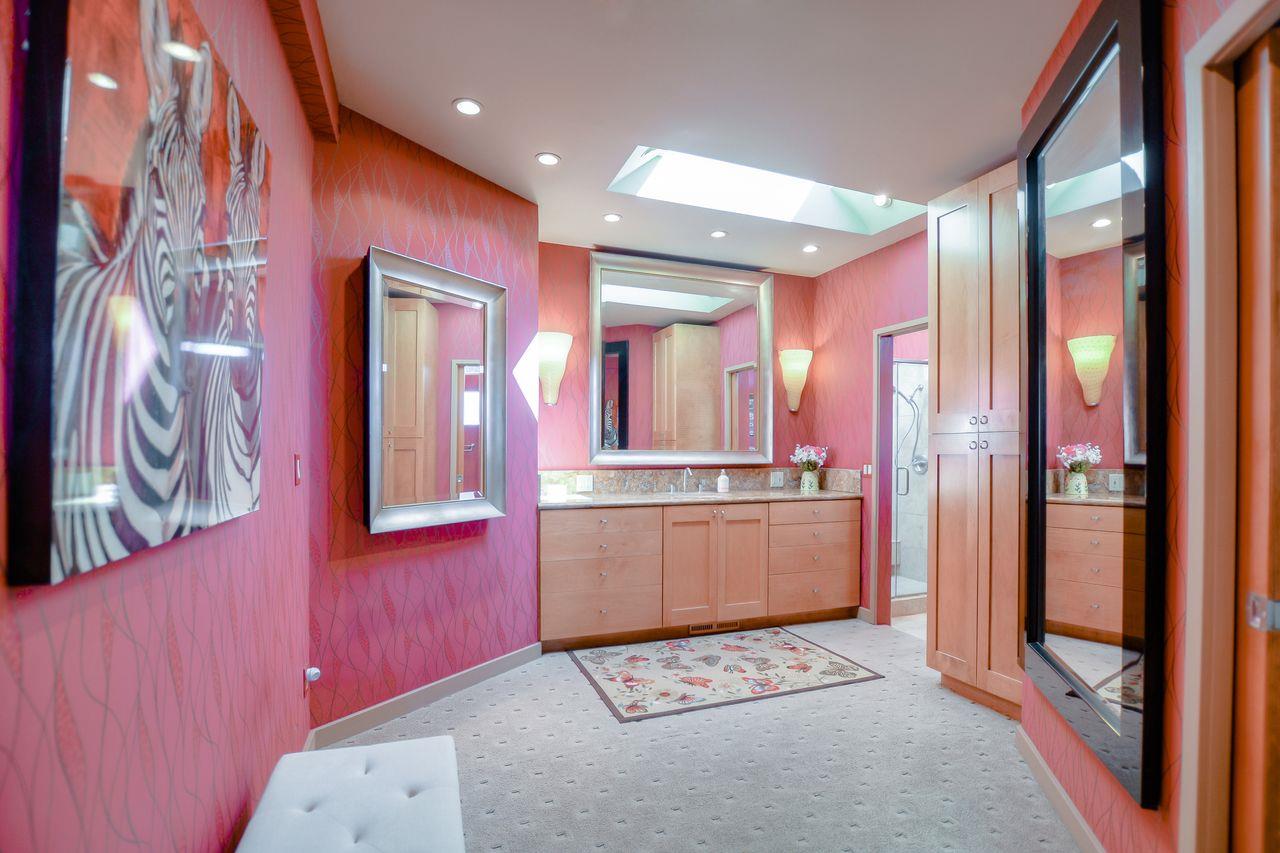 149 Cutter Drive Watsonville, CA 95076 - Photo 32 of 49 a bathroom with a sink a vanity and a mirror