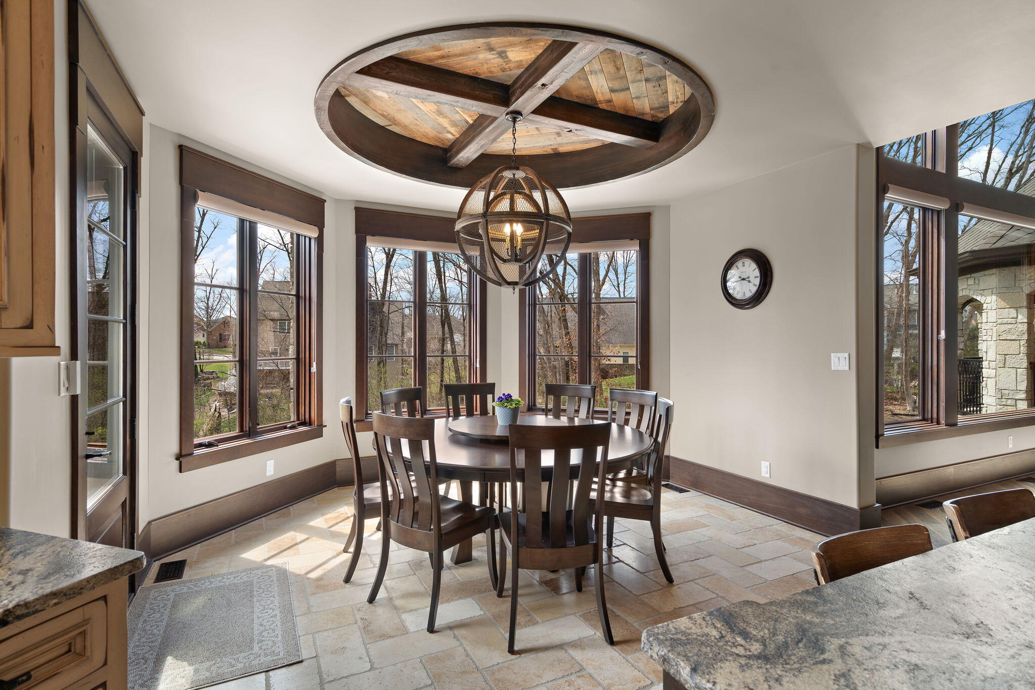 1021 Foy Court Crown Point, IN 46307 - Photo 23 of 88 a view of a dining room with furniture window and outside view