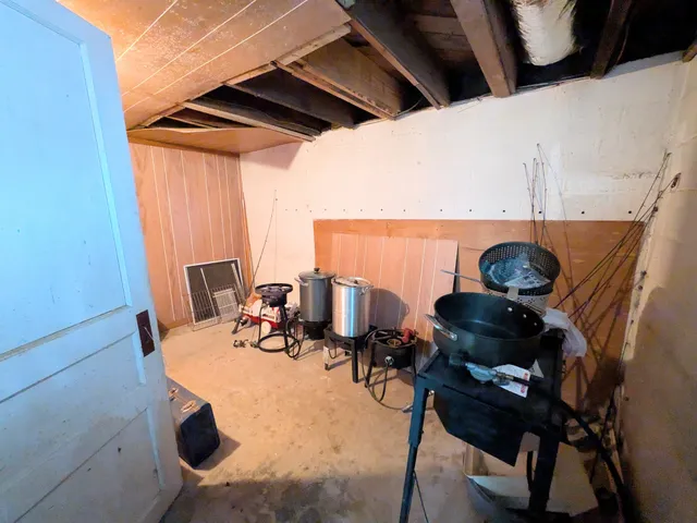 a view of dinning room and wooden floor