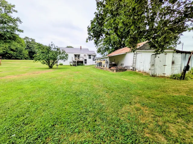 a view of an ocean and beach