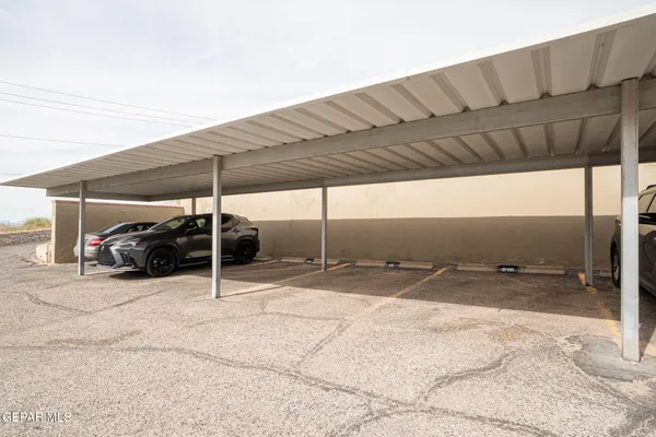 a view of a parking space