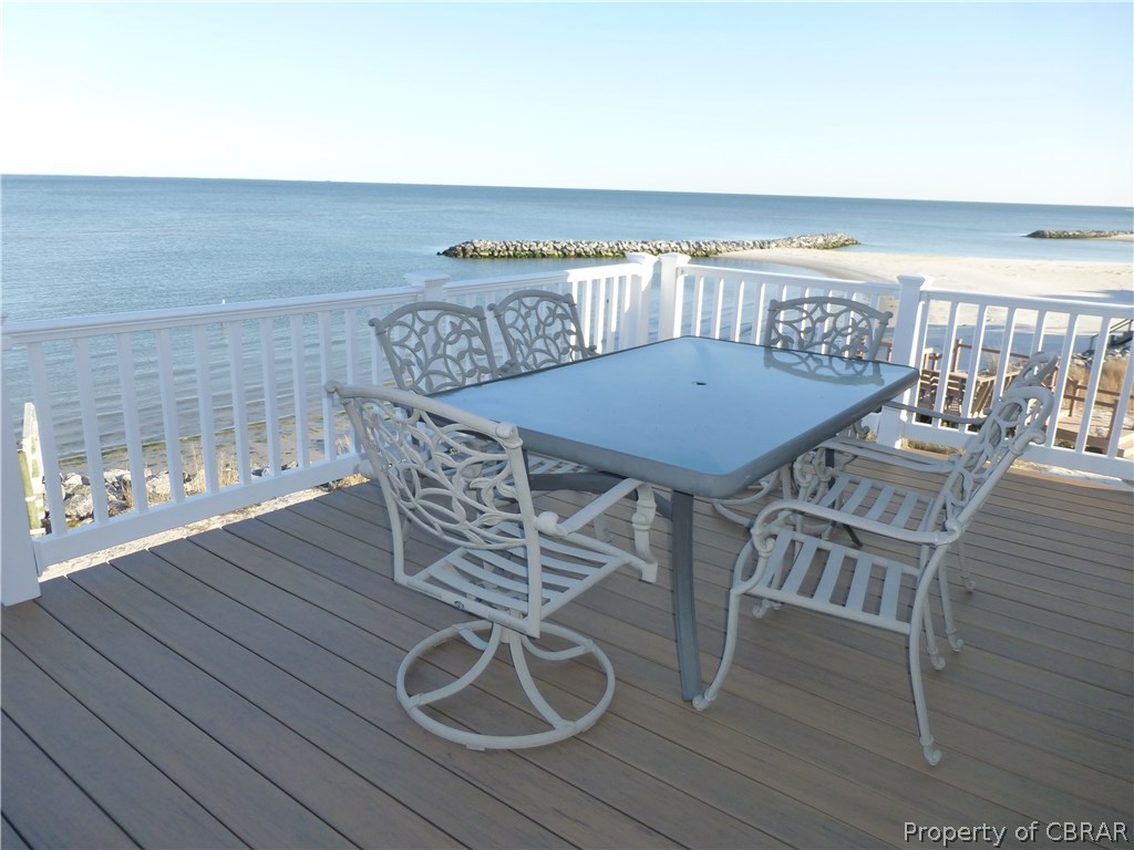 8 Chesapeake Shore Road Port Haywood, VA 23138 - Photo 19 of 26 Al Fresco dining with the Bay Breezes to cool you....