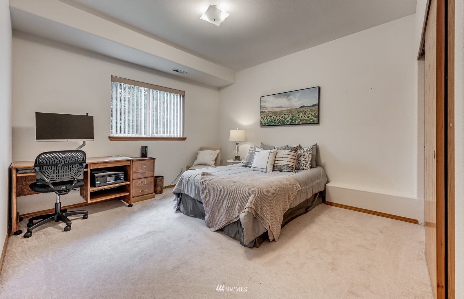 5531 East Wishon Road Snohomish, WA 98290 - Photo 29 of 36 a bedroom with a bed and a window
