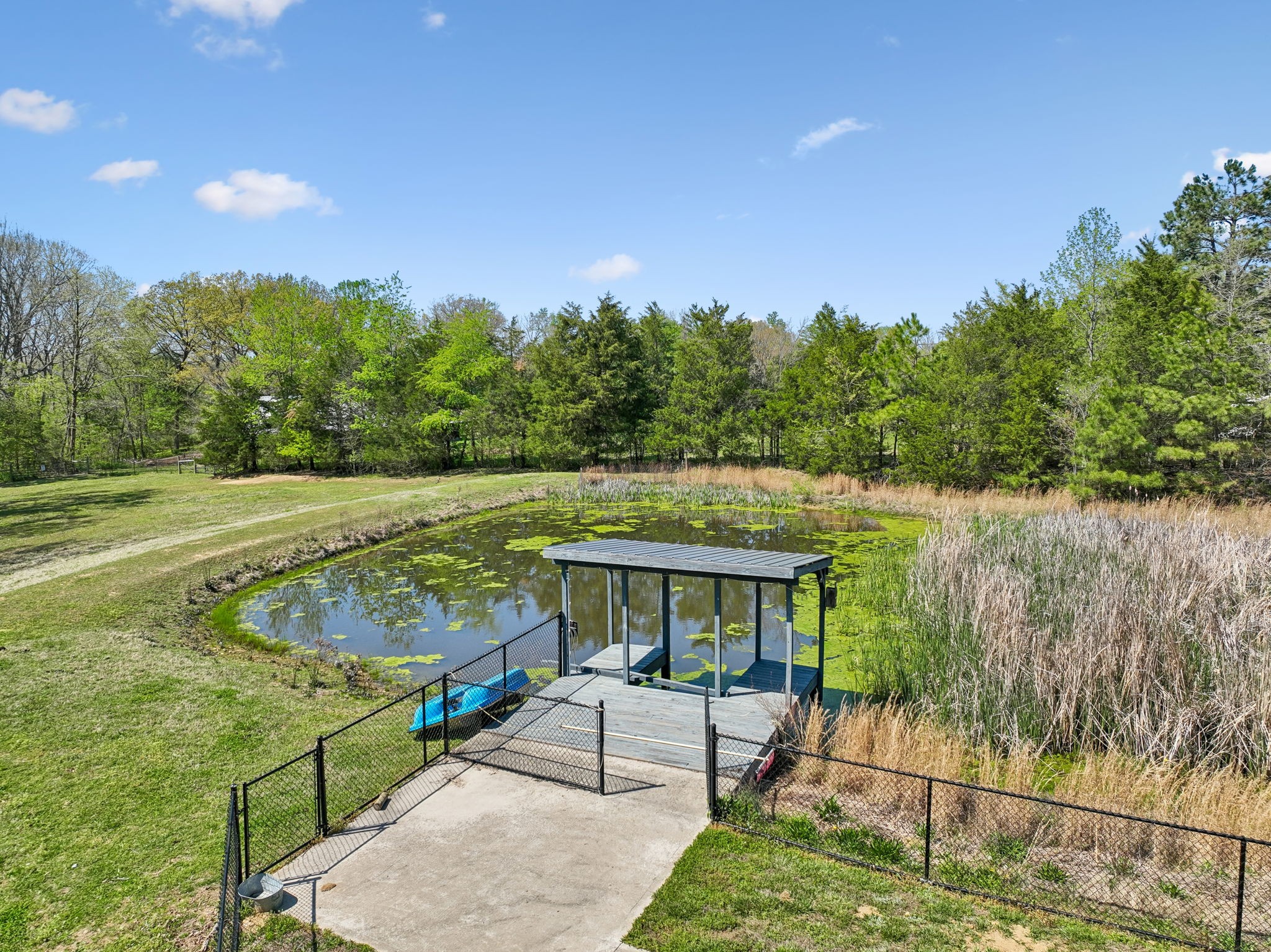 3010 Spencer Mill Road Bon Aqua, TN 37025 - Photo 83 of 100 a view of a swimming pool with a patio