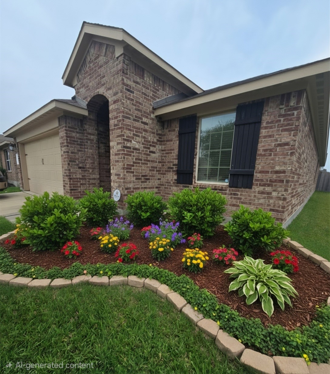 2703 Baldy Road Spring, TX 77373 - Photo 3 of 24 front view with landscaping - make it your own