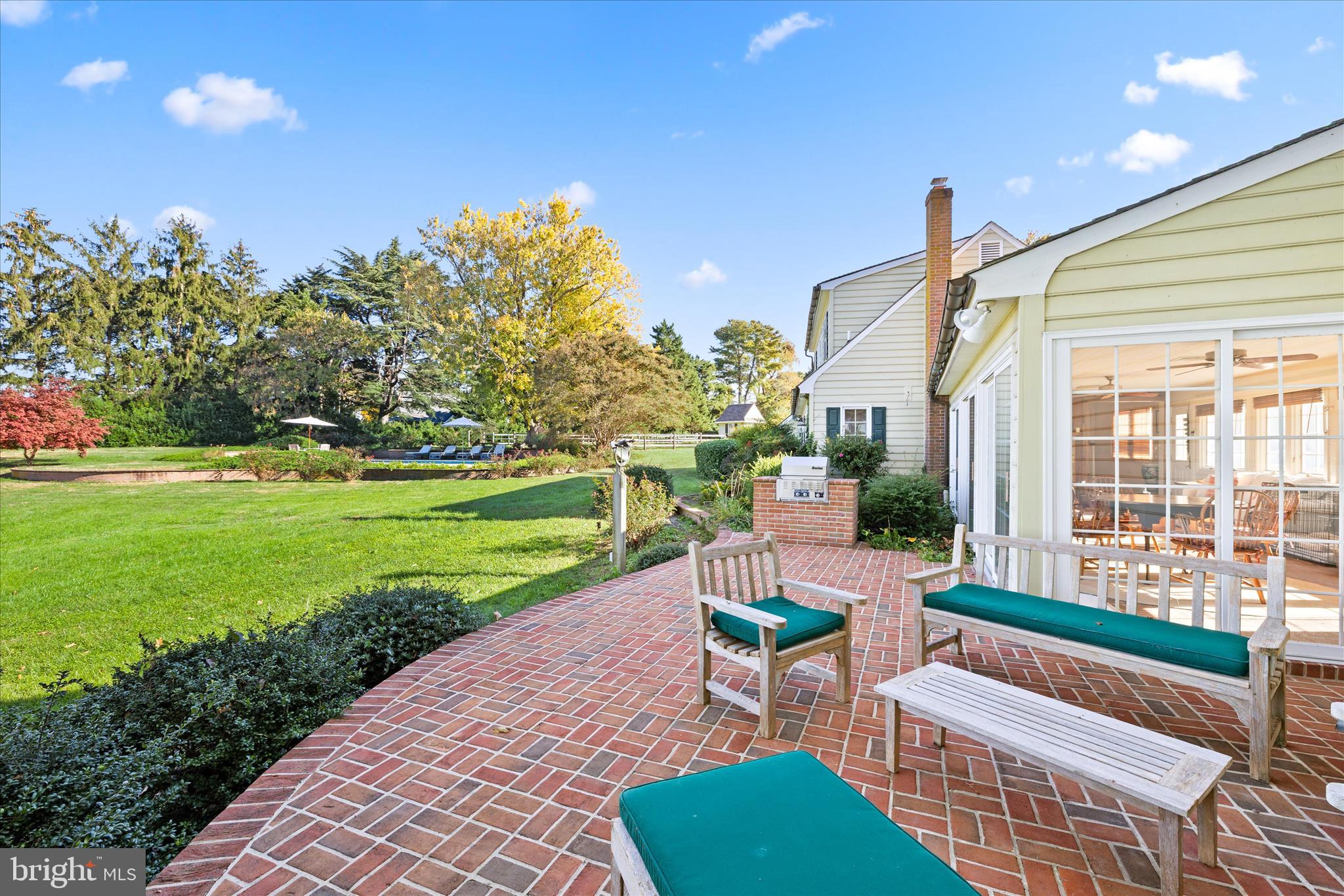27473 Westpoint Road Easton, MD 21601 - Photo 20 of 56 Brick patio with built-in grill