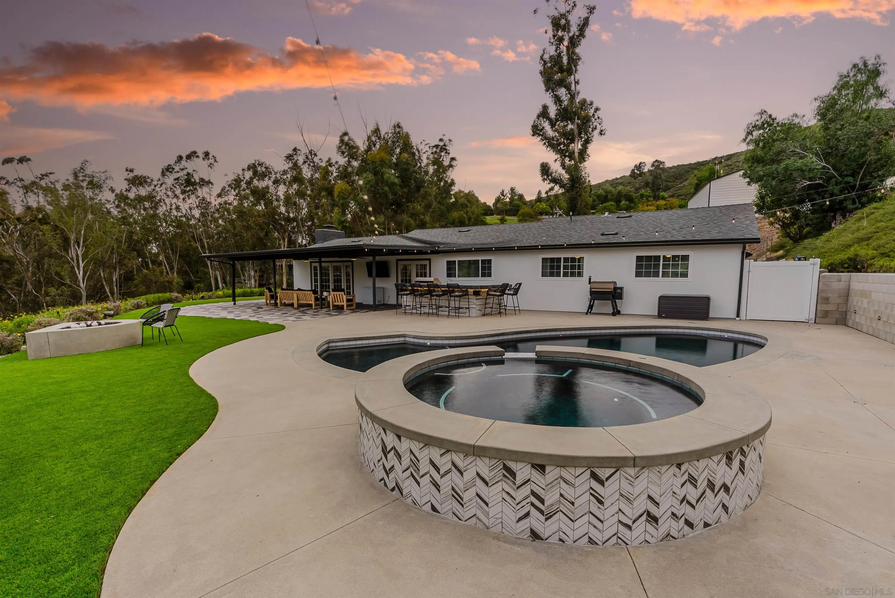 11911 Rocoso Road Lakeside, CA 92040 - Photo 4 of 32 a view of swimming pool with outdoor seating