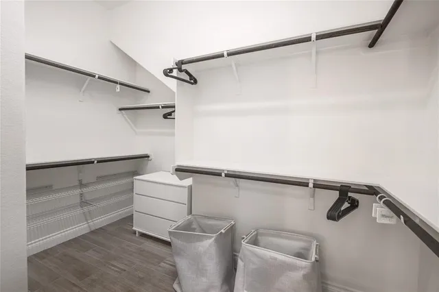 a view of walk in closet