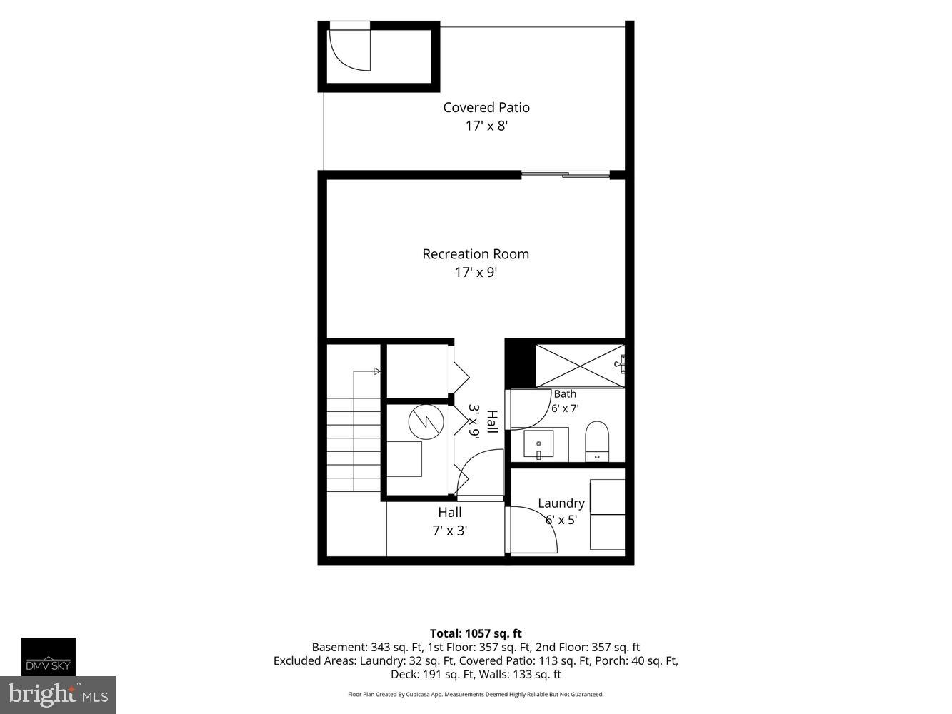 1308 Alderton Lane Silver Spring, MD 20906 - Photo 72 of 72 Basement Floor Plan