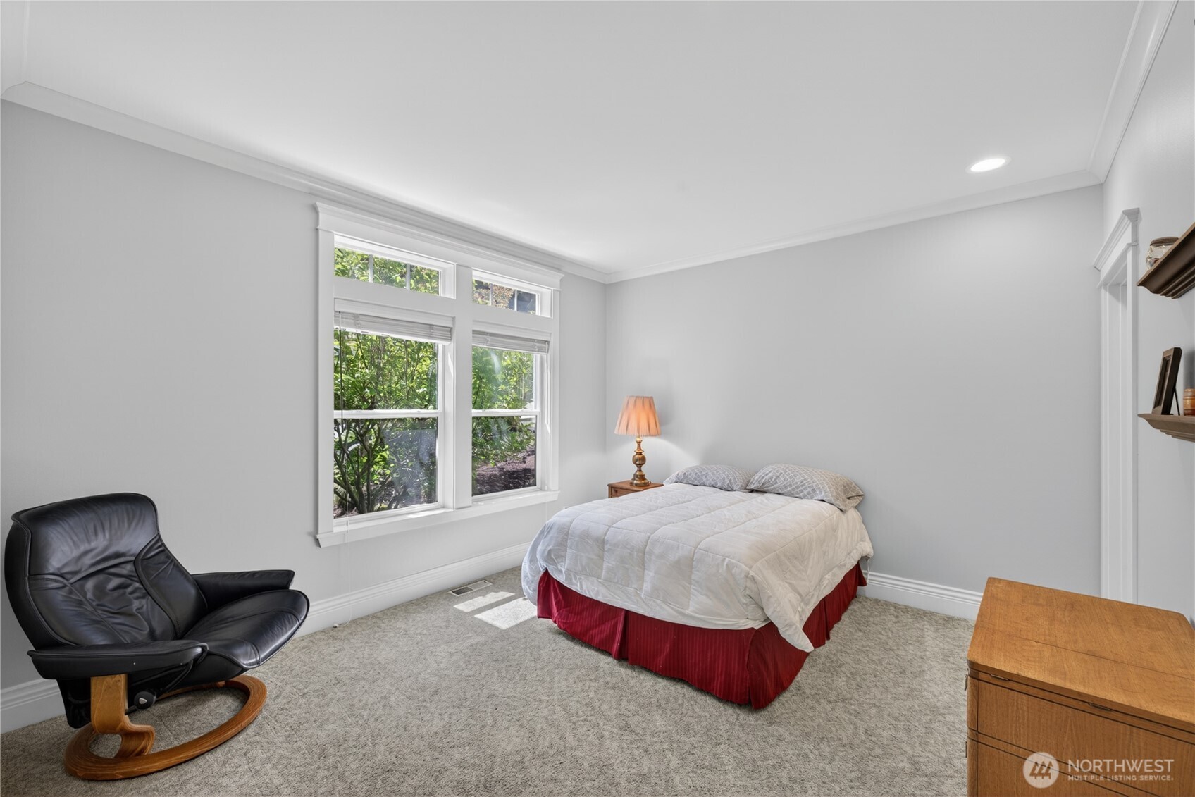 1908 29th Place Anacortes, WA 98221 - Photo 25 of 40 a bedroom with a bed and a window