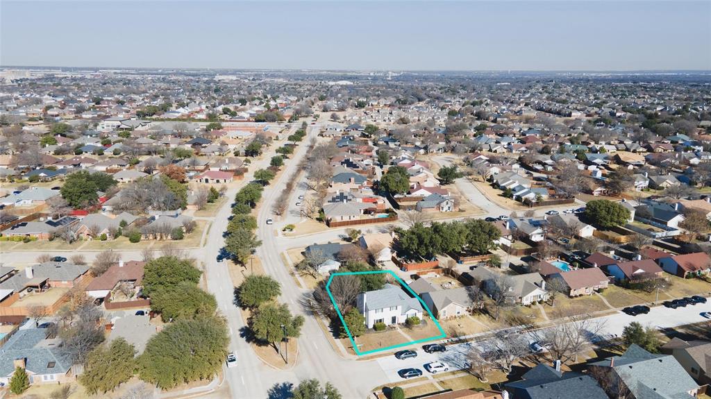 1301 Thoreau Lane Allen, TX 75002 - Photo 24 of 31 an aerial view of a city with lots of residential buildings