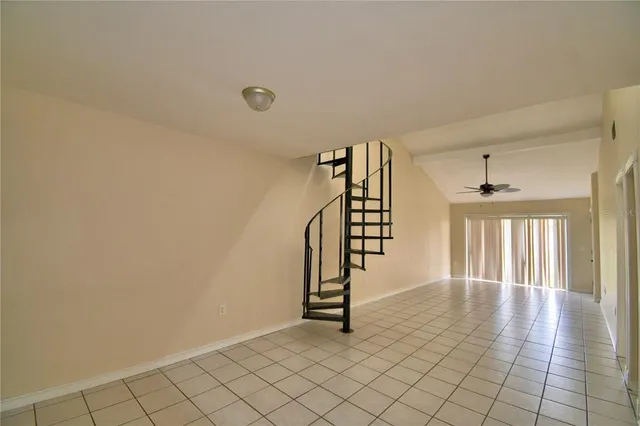 a view of an entryway with stairs