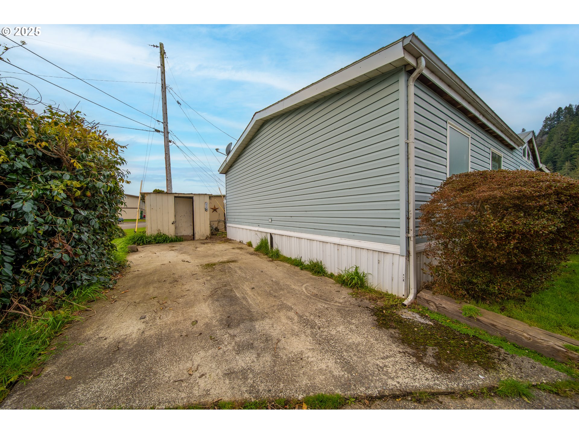 1413 Hawthorne Avenue Reedsport, OR 97467 - Photo 10 of 32 a view of a house with backyard and trees