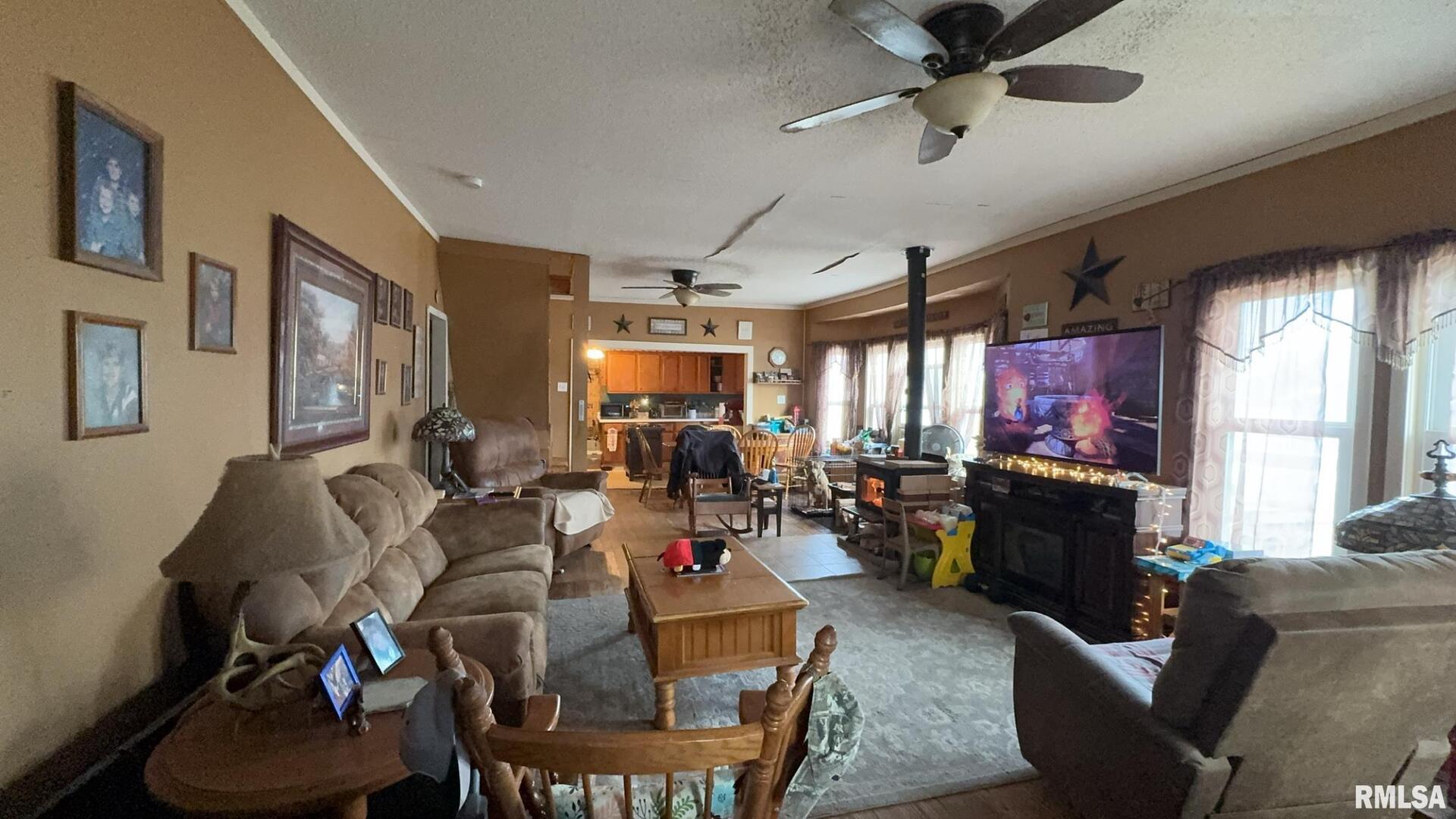 106 East North Street Sesser, IL 62884 - Photo 9 of 17 a living room with furniture dining area and a window