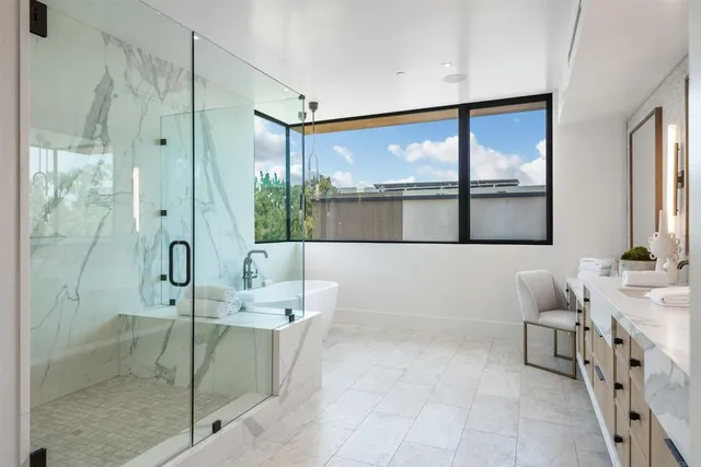 a storage room with washer and dryer