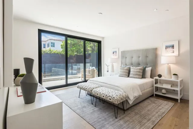 a view of living room filled with furniture and a couch