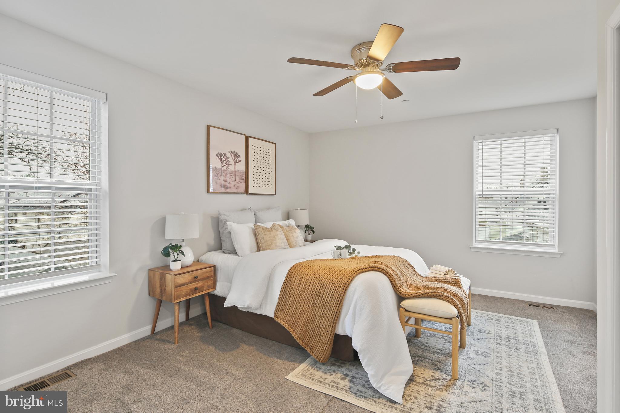 617 Cedar Hill Road Baltimore, MD 21225 - Photo 14 of 38 Primary Bedroom w/ Ceiling Fan