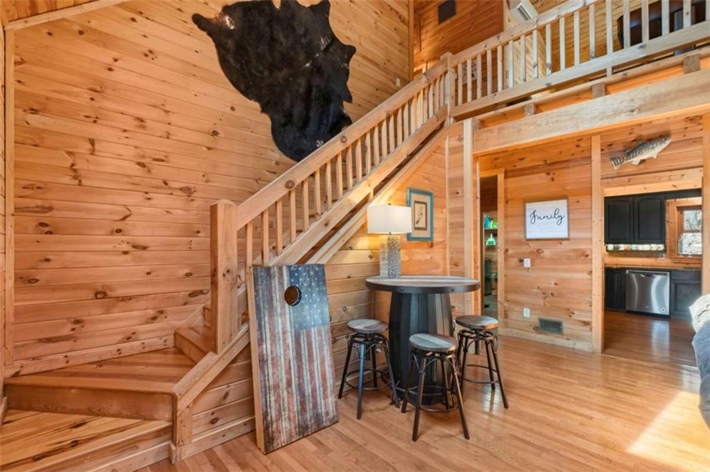71 Cutthroat Ridge Road Jasper, GA 30143 - Photo 25 of 44 a view of entryway livingroom and hall with wooden floor