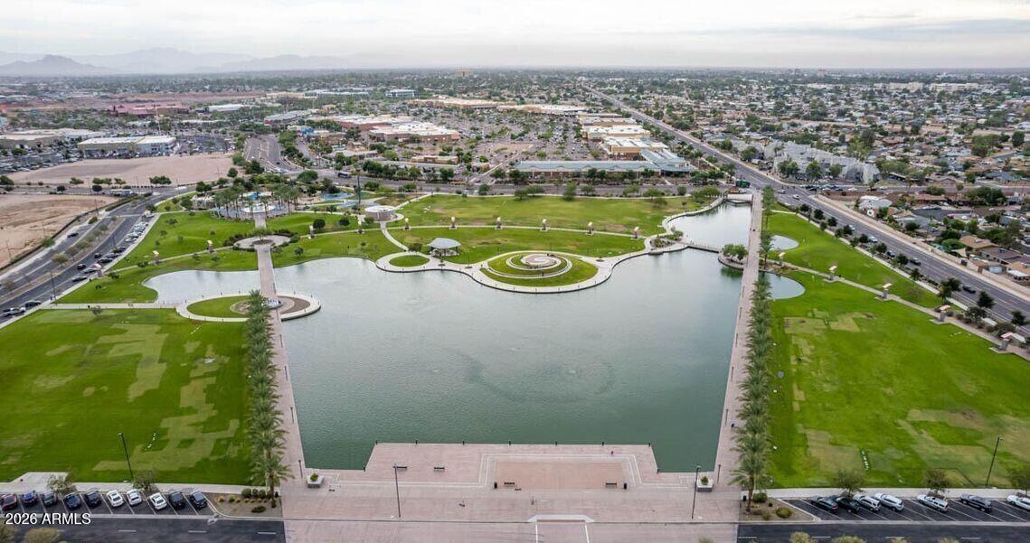 280 South Evergreen Road, Unit 1263 Tempe, AZ 85288 - Photo 29 of 32 an aerial view of a house with a swimming pool