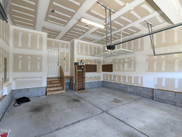 a view of a yard with an outdoor space