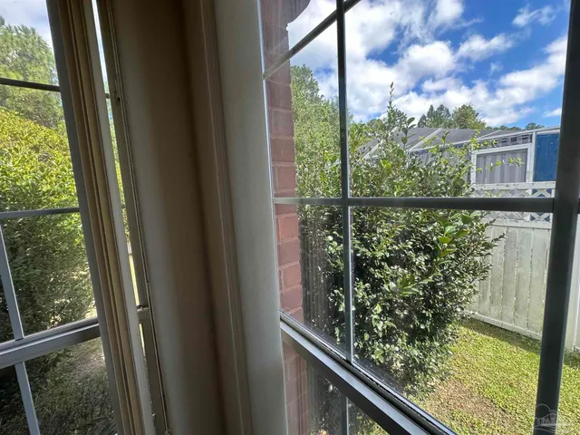 a close view of sliding door