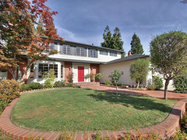 766 Rustic Lane Mountain View, CA 94040 - Photo 1 of 23 front view of a house with a yard