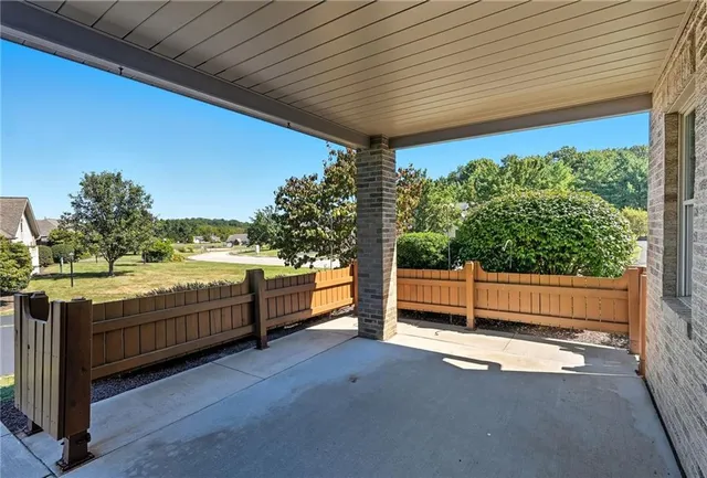 a front view of a building