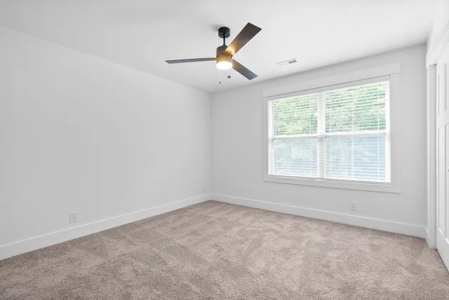 a view of a park with slide