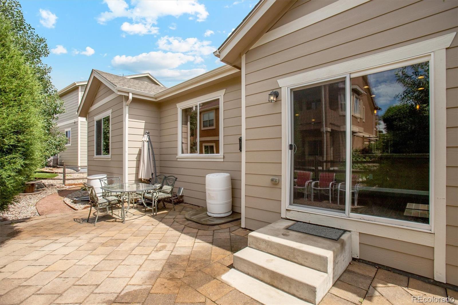960 Fire Rock Place Colorado Springs, CO 80921 - Photo 28 of 32 a building outdoor space with patio furniture and potted plants