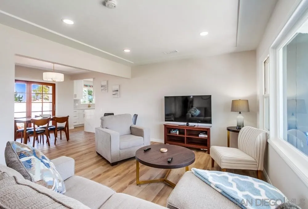 4724 Troy Lane La Mesa, CA 91942 - Photo 9 of 49 a living room with furniture and a flat screen tv