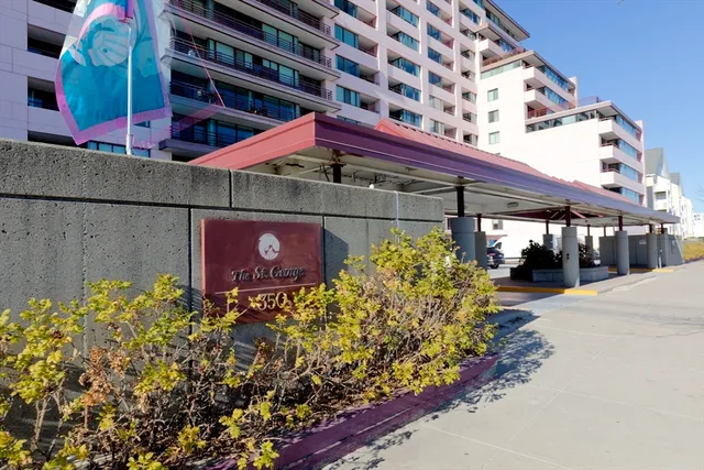 a front view of a building