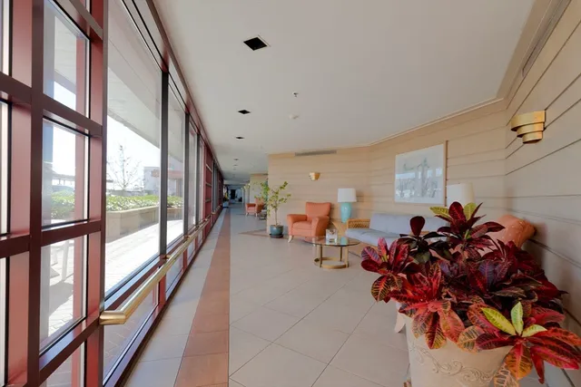 a kitchen with lots of counter top space