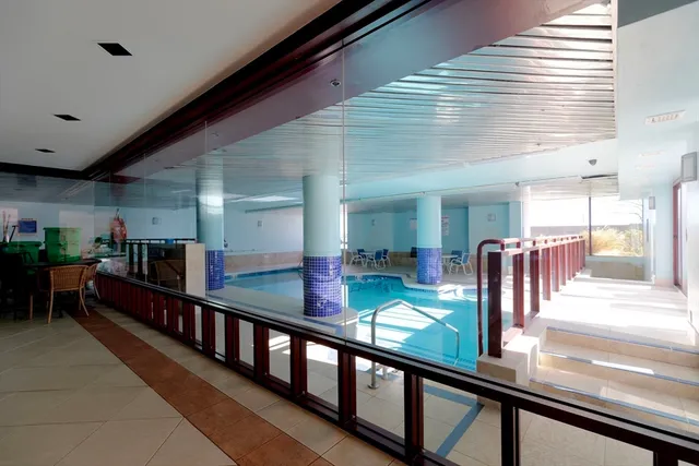 a view of beach and ocean